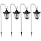 Pure Garden Hanging Solar Coach Lights, 26 Outdoor Lights with Hanging Hooks, 4PK 50-LG10562 - alternate 4